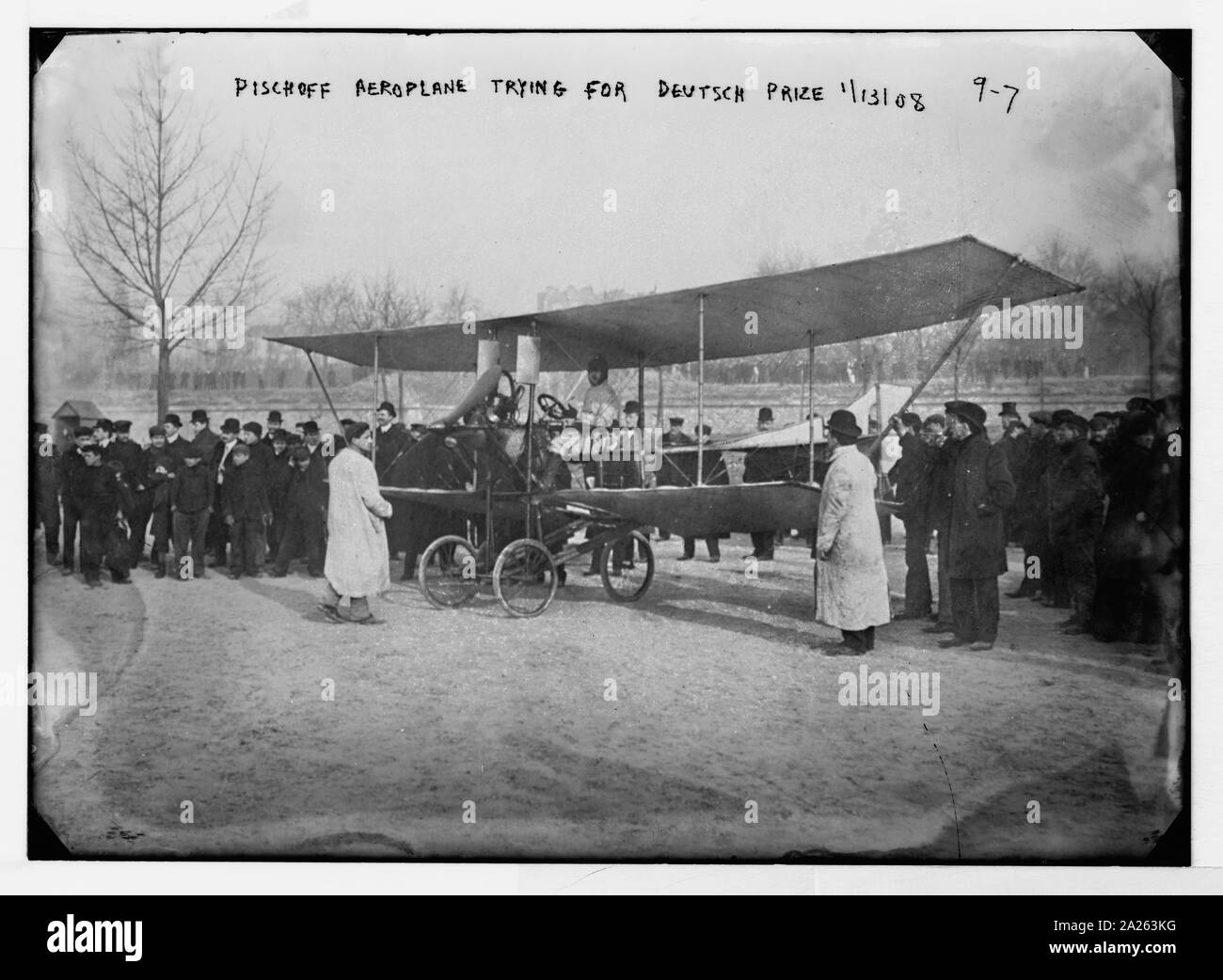 Avion Pischoff essayant pour prix Deutsch Banque D'Images