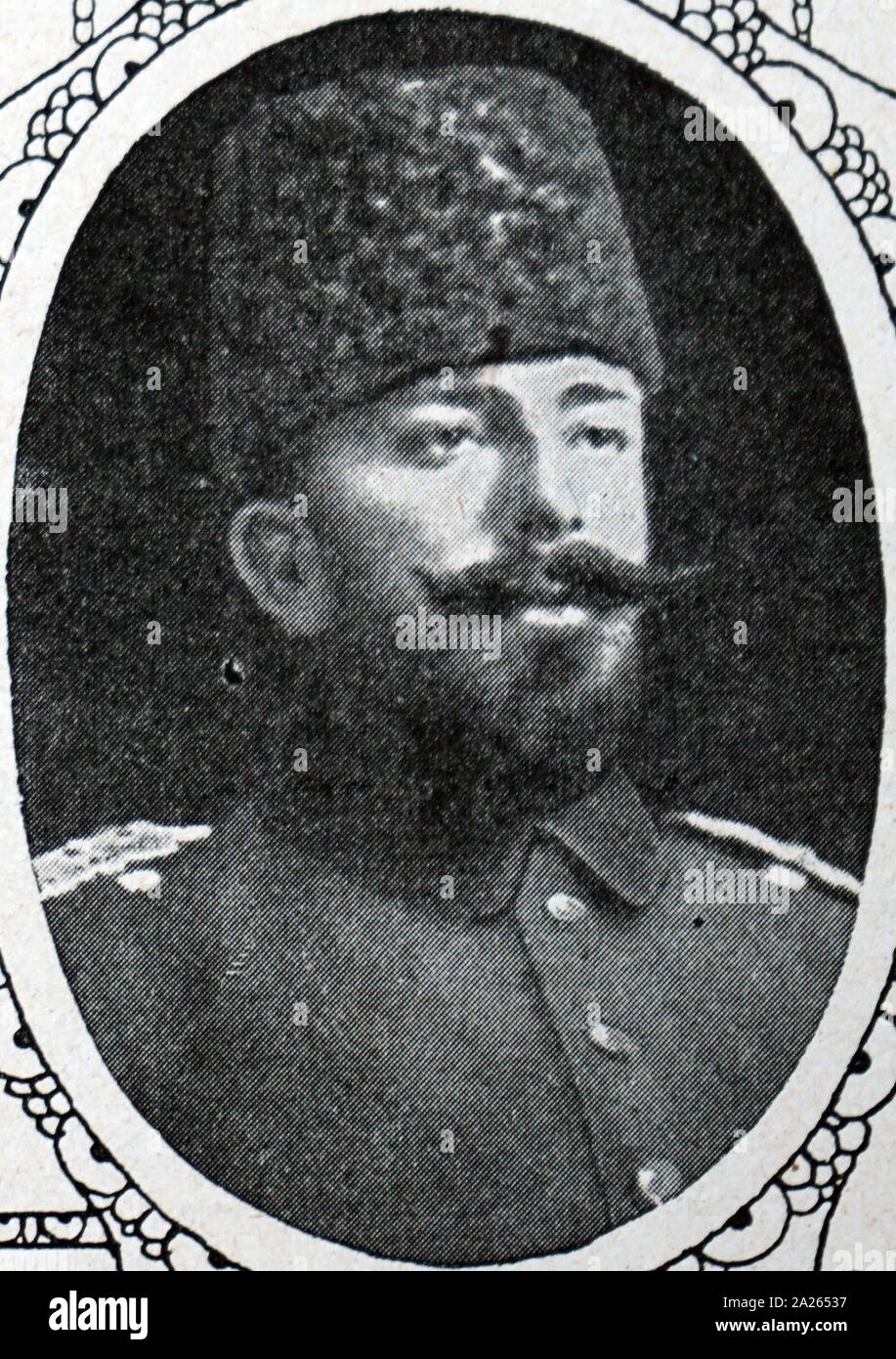 Wehib Vehip Pacha, Mehmed Pacha, (1877-1940), était un général de l'armée ottomane. Il a combattu dans les guerres des Balkans et dans plusieurs théâtres de la Première Guerre mondiale dans ses dernières années, il a agi à titre de conseiller militaire à l'armée éthiopienne dans la Deuxième Guerre Italo-Abyssinian Banque D'Images