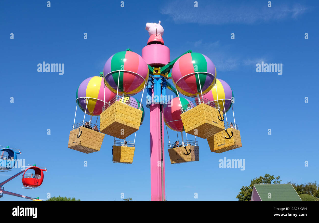 Poulton Park Hampshire UK - Peppa Pig World Banque D'Images