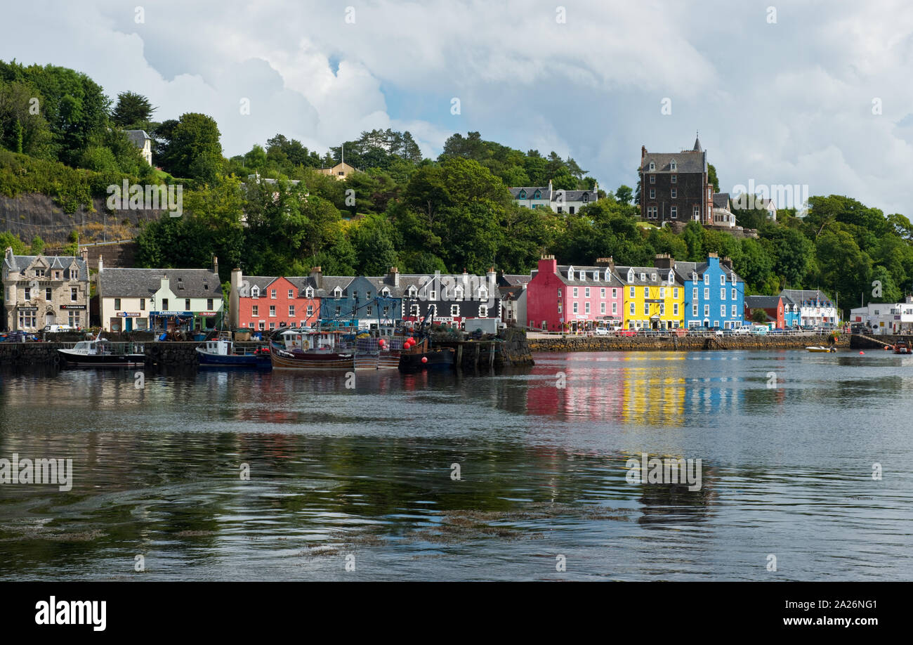 Le port de Tobermory. Isle of Mull, Scotland Banque D'Images