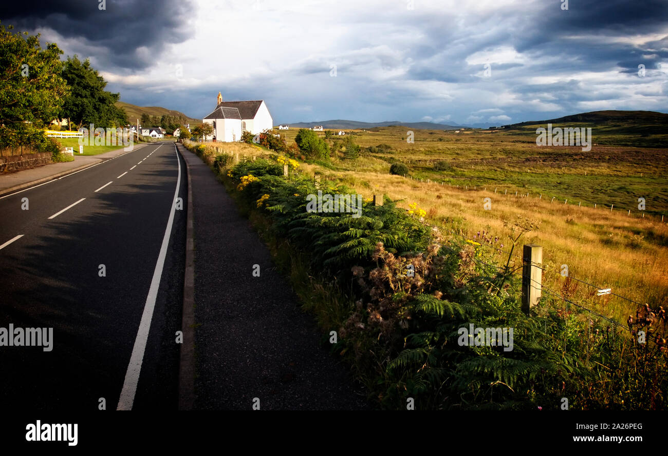 Ambiance mystique en Ecosse. Banque D'Images