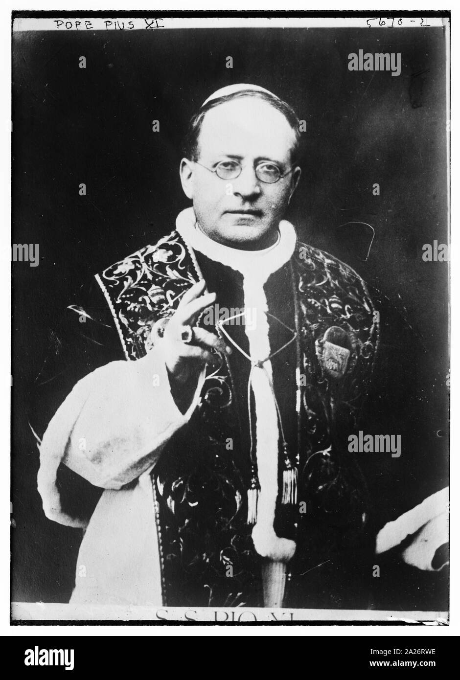 Le pape Pie XI Banque D'Images