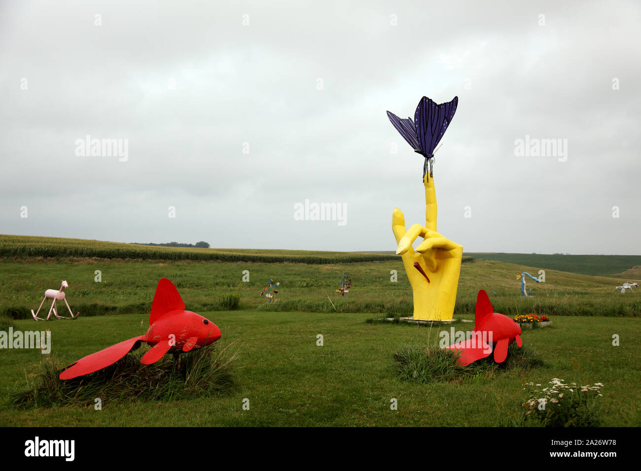 Porter Sculpture Park, Montrose, le Dakota du Sud Banque D'Images