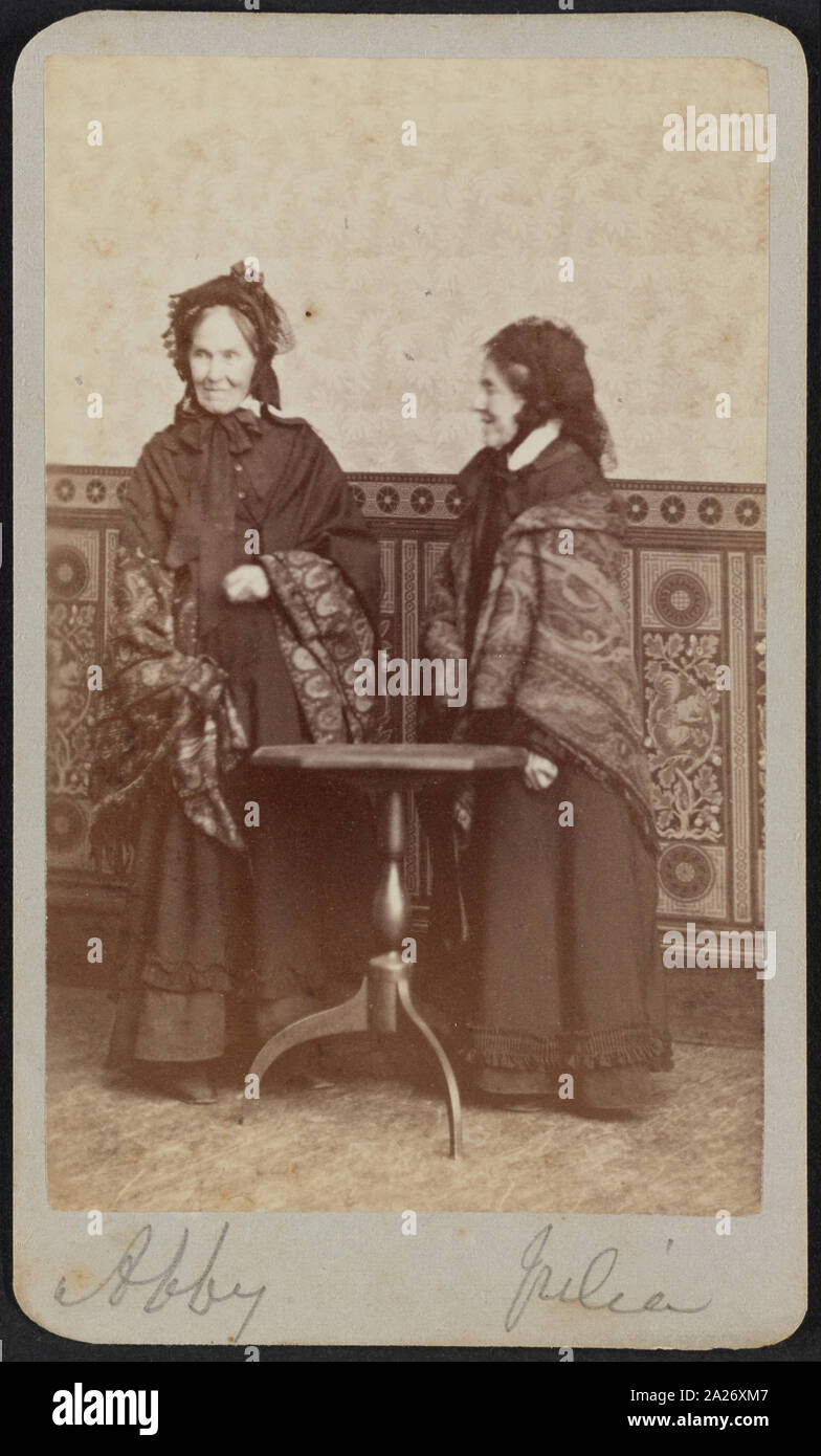 Portrait d'Hadassah Abby Smith & Julia Evelina Smith Banque D'Images