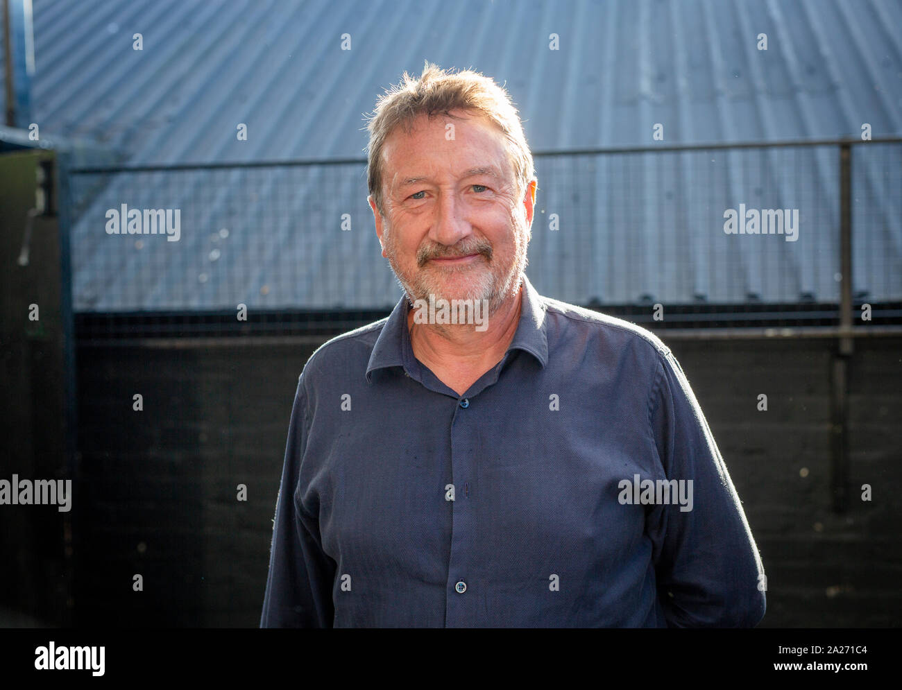 Steven Knight, créateur de la série télévisée pointu oeillères Banque D'Images