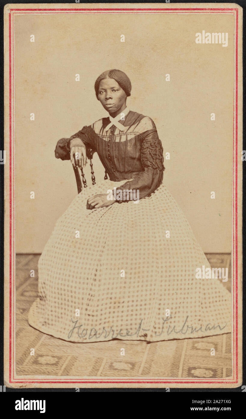 Portrait de Harriet Tubman / Powelson, photographe, 77 Genesee St., Auburn, New York Banque D'Images
