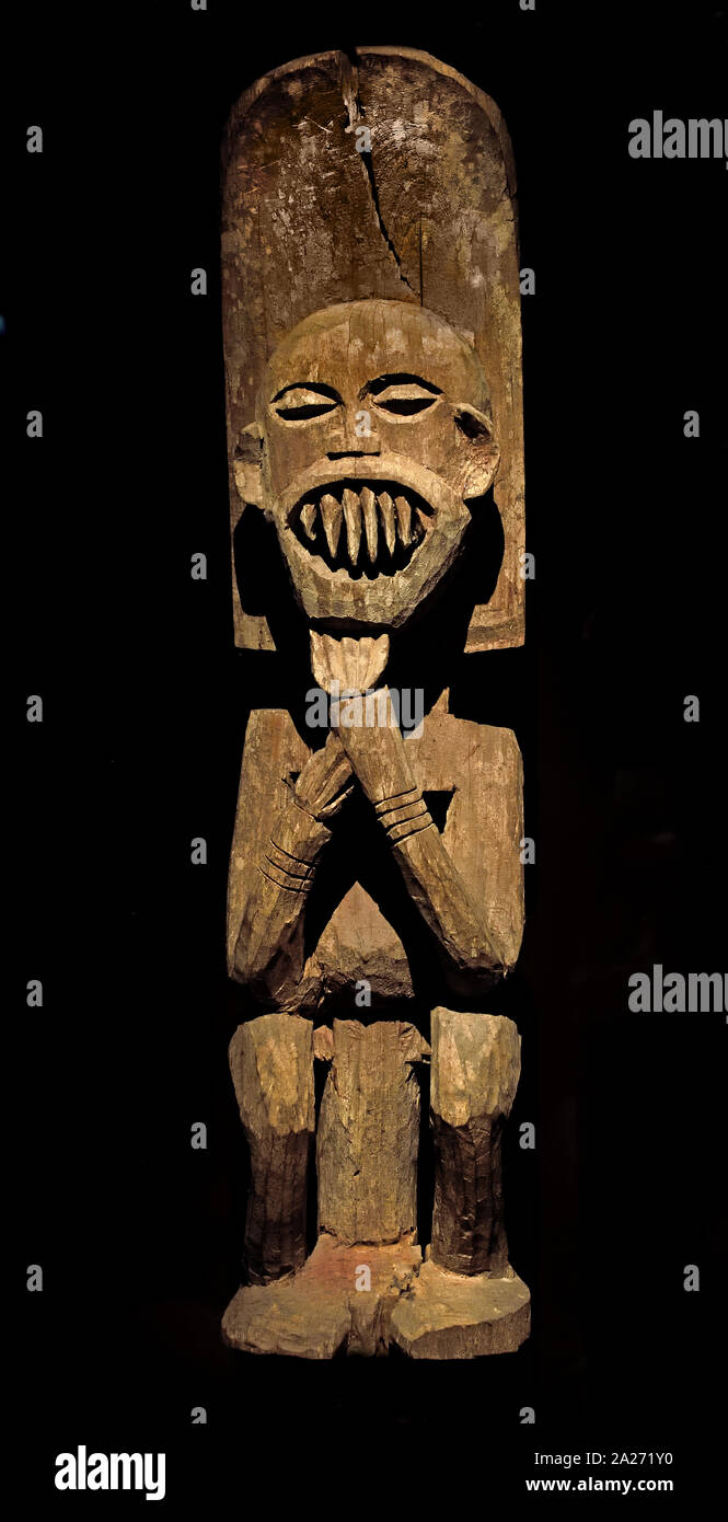 19e siècle Sculpture Kuk Cameroun, Afrique, Africain. Banque D'Images