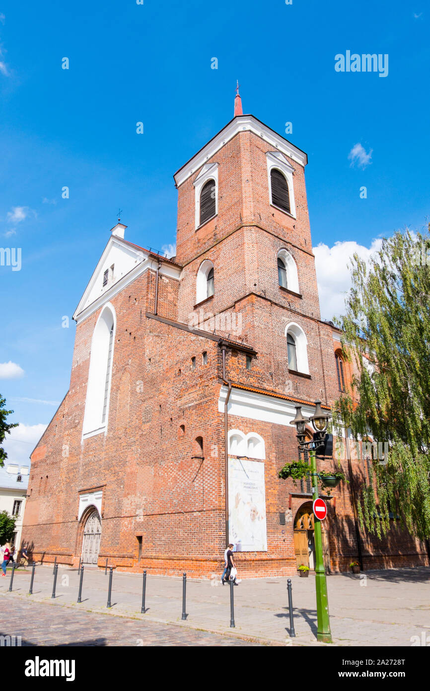 La basilique de Kaunas, Vilniaus gatve, vieille ville, Kaunas, Lituanie Banque D'Images