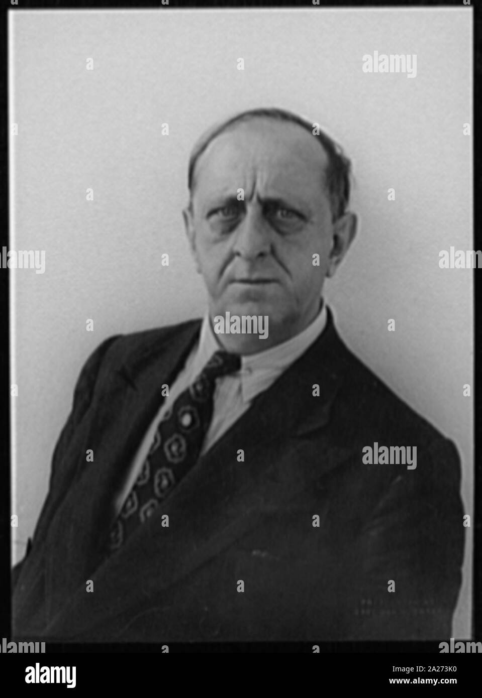 Portrait de Marsden Hartley Banque D'Images