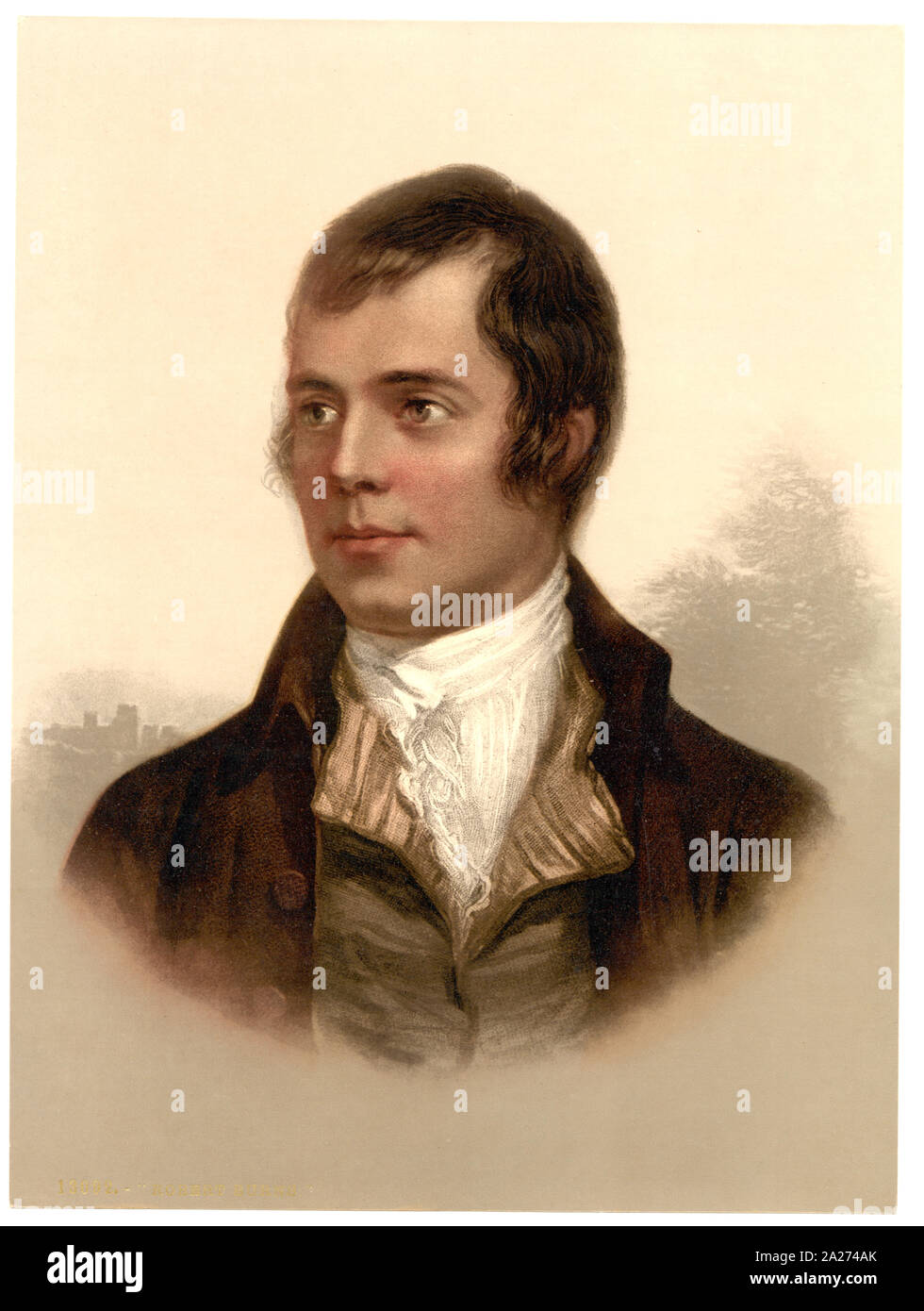 Portrait de Robert Burns, Ayr, Ecosse ; titre de la Detroit Publishing Co., catalogue J-section étrangère. Detroit, Michigan : Detroit Photographic Company, 1905. ; Banque D'Images