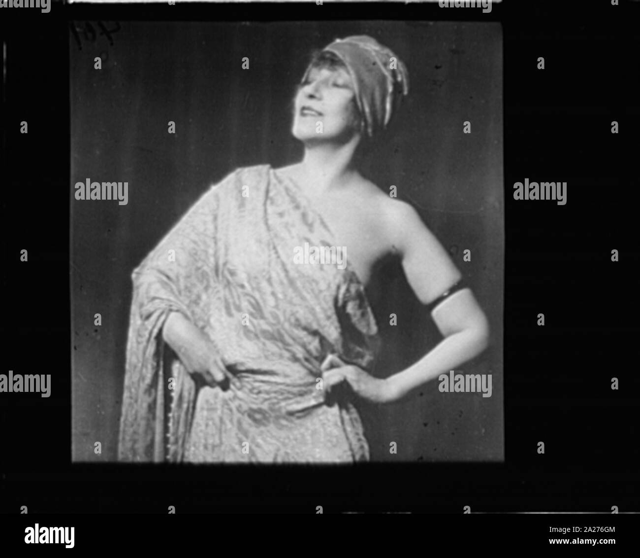 Portrait photographique de Georgette Leblanc Banque D'Images