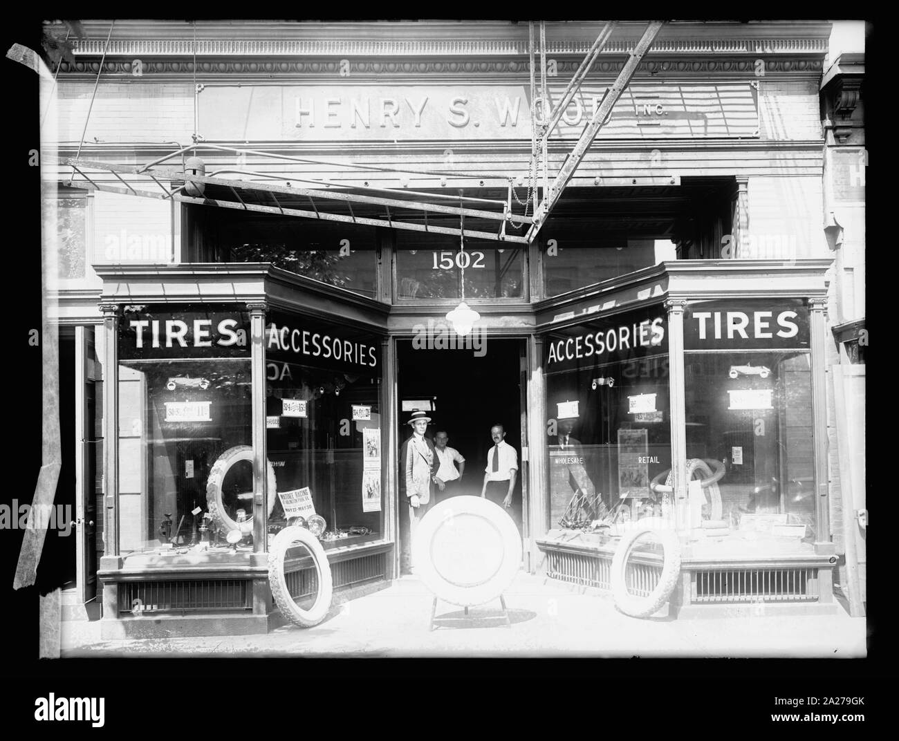 Garage Potomac Banque D'Images