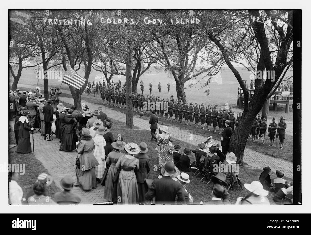 Présentation de couleurs, Gov. Island Banque D'Images