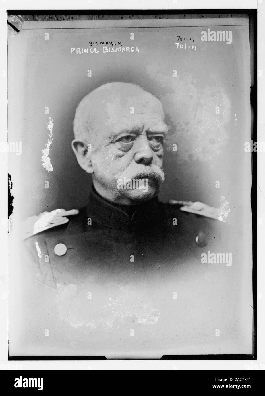 Le Prince Bismarck, elevated view. Banque D'Images