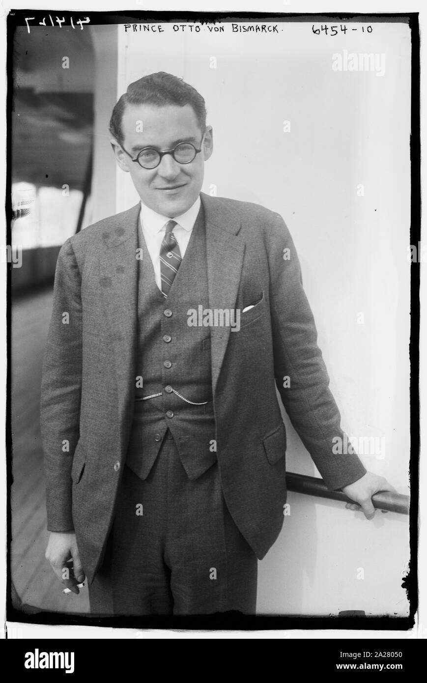 Le prince Otto von Bismarck Banque D'Images