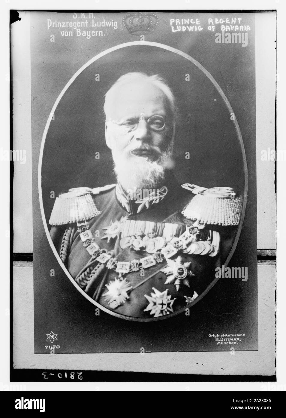 Louis de Bavière Prince Regent Banque D'Images