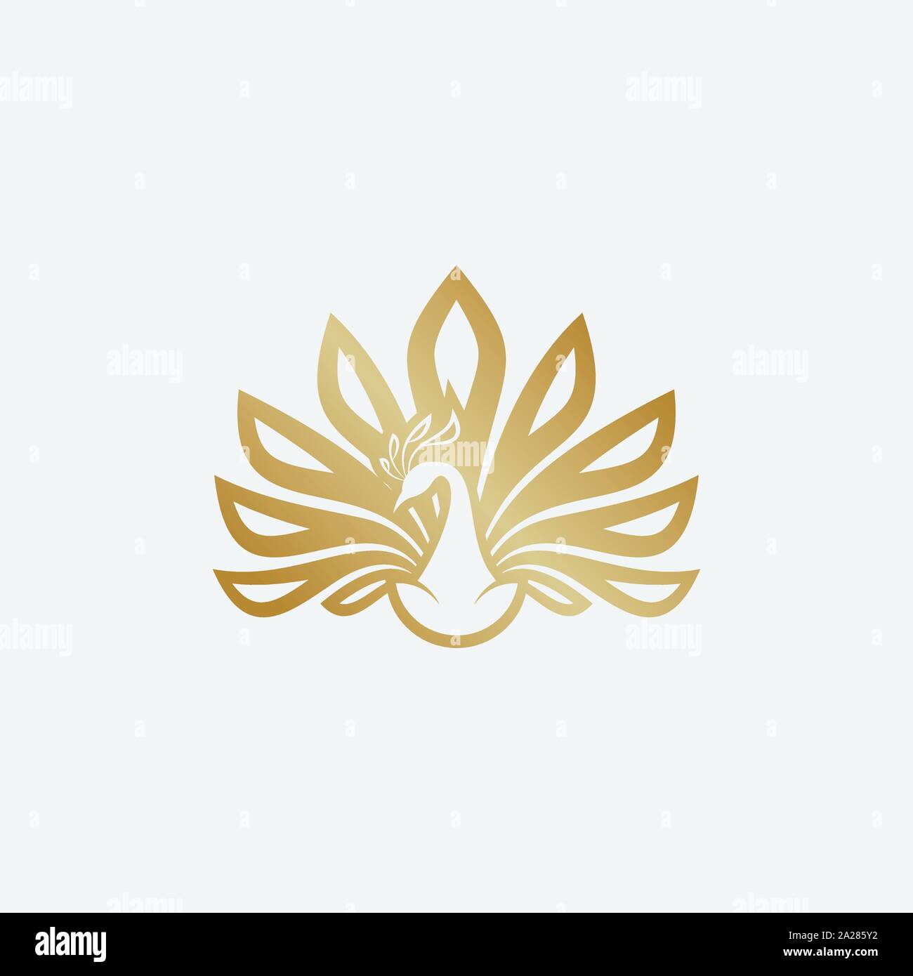 Peacock Peacock, logo design illustration illustration icône beauté, logo design, luxueux dans l'icône de paon.EPS 10 Illustration de Vecteur