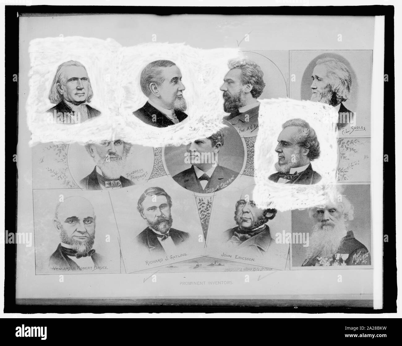D'éminents inventeurs Banque D'Images
