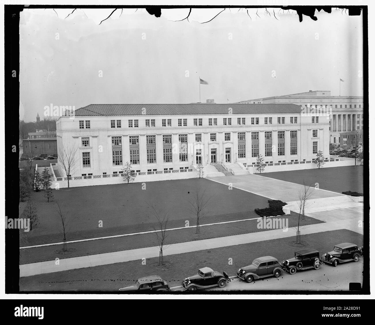 Bâtiment de santé publique. Washington, D.C. le 22 mars. Le bâtiment de Santé Publique des Etats-Unis à Washington D.C. Banque D'Images