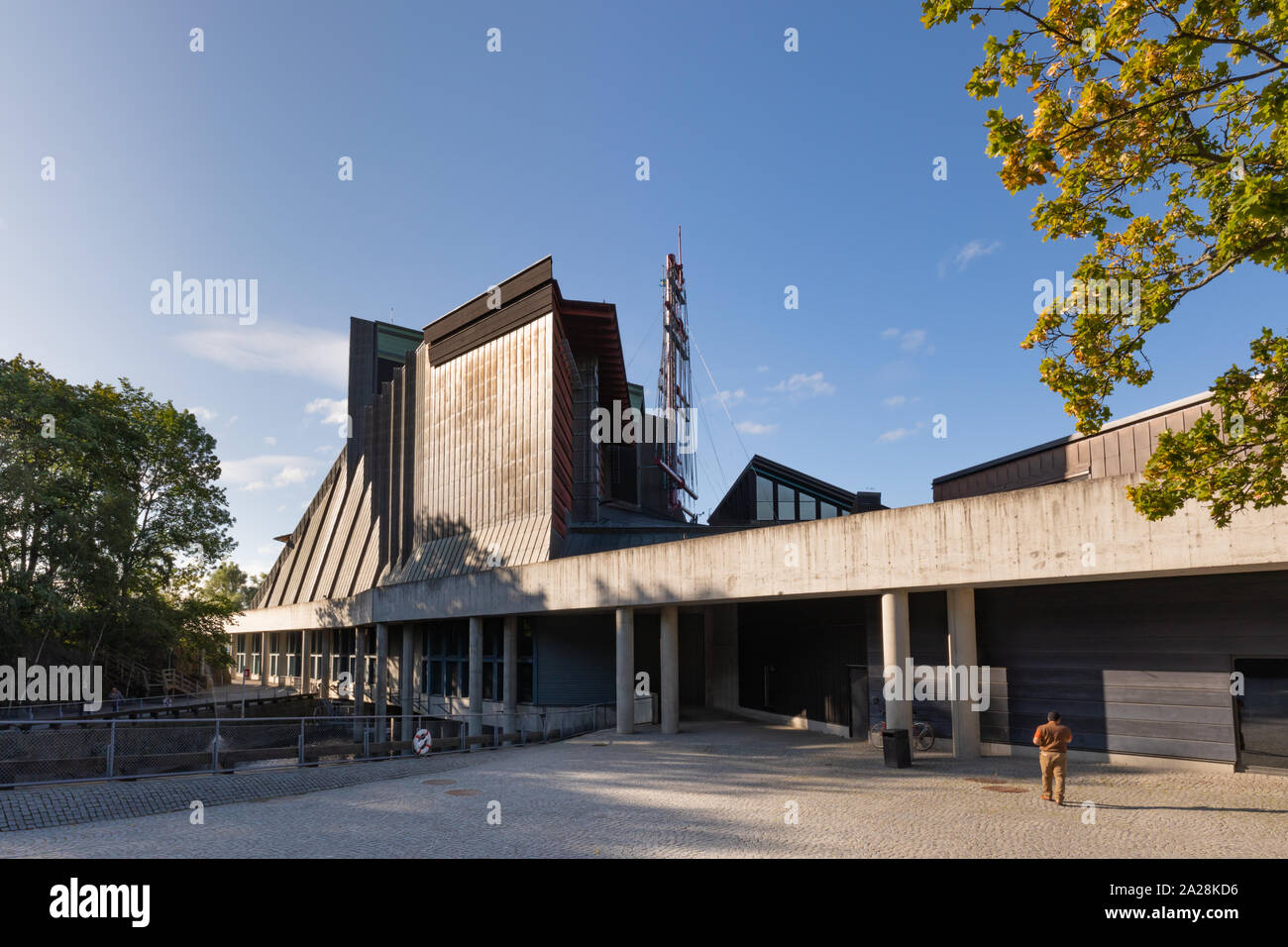 Djurgården, Stockholm, Suède, septembre 2019 : populaire Musée Vasa bâtiment qui abrite le seul navire du 17ème siècle conservé au monde. Banque D'Images