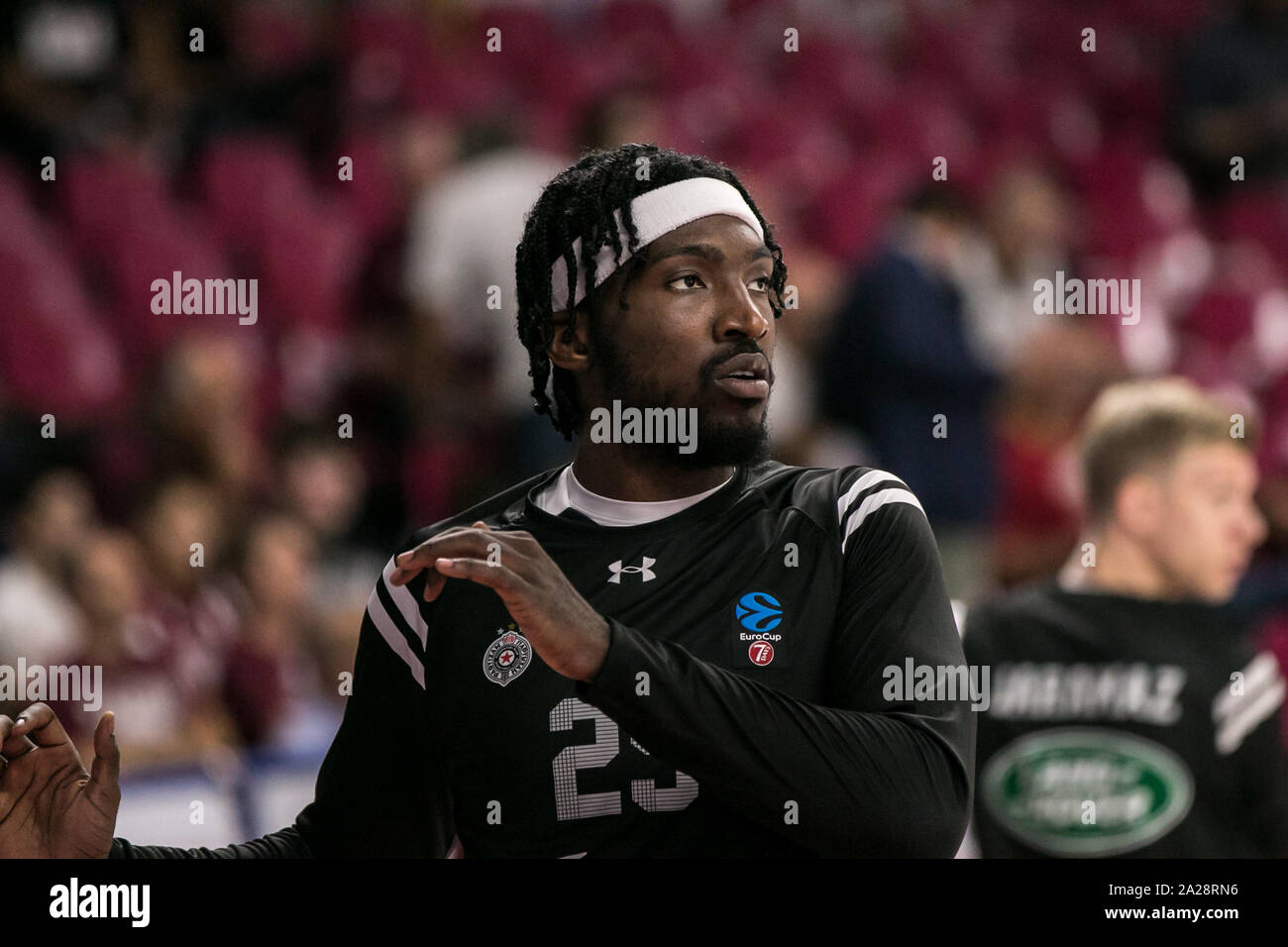 Venise, Italie. 06Th Oct, 2019. Favaro Veneto - Venezia - Palazzetto Taliercio, Italie, 01 octobre 2019, Thomas rashawn Partizan Belgrade , nis, au cours Umana Venezia Reyer Vs Partizan Belgrade Nis - Basket-ball Championnat EuroCup - Crédit : LPS/Alfio Guarise/Alamy Live News Crédit : LivePhotoSport/Alamy Live News Banque D'Images