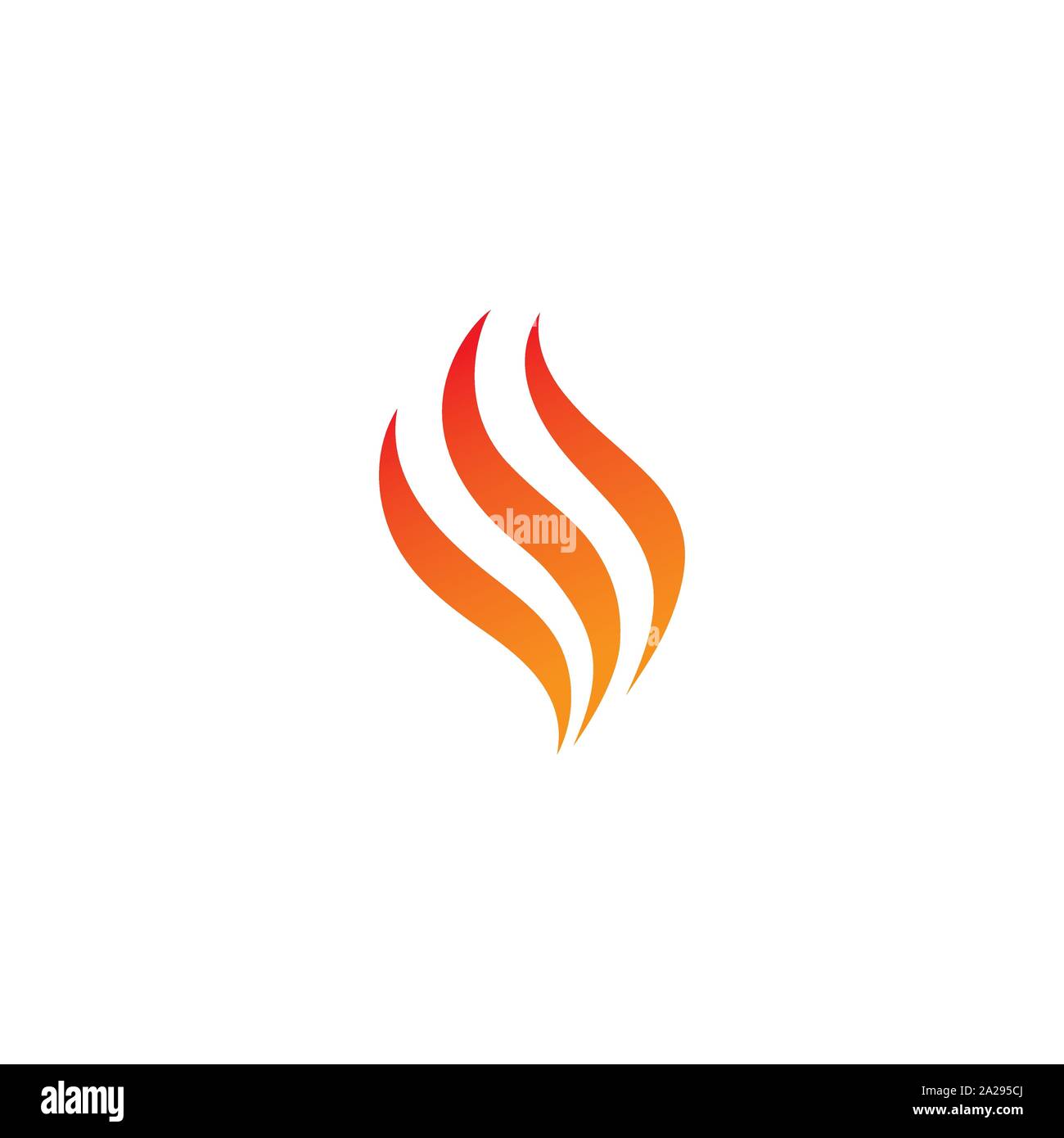 Feu flamme vector illustration design template Illustration de Vecteur