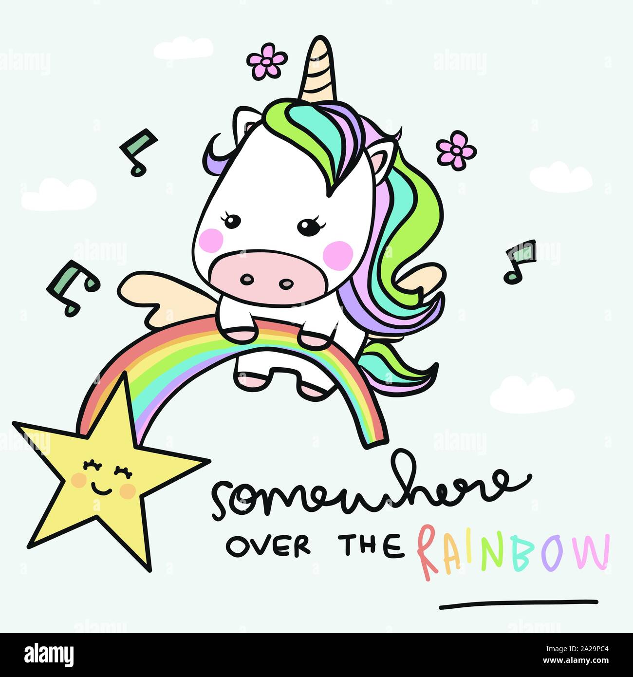 Licorne Avec Arc En Ciel Banque D Image Et Photos Alamy Licorne Avec Arc En Ciel Banque D Image Et Photos Alamy