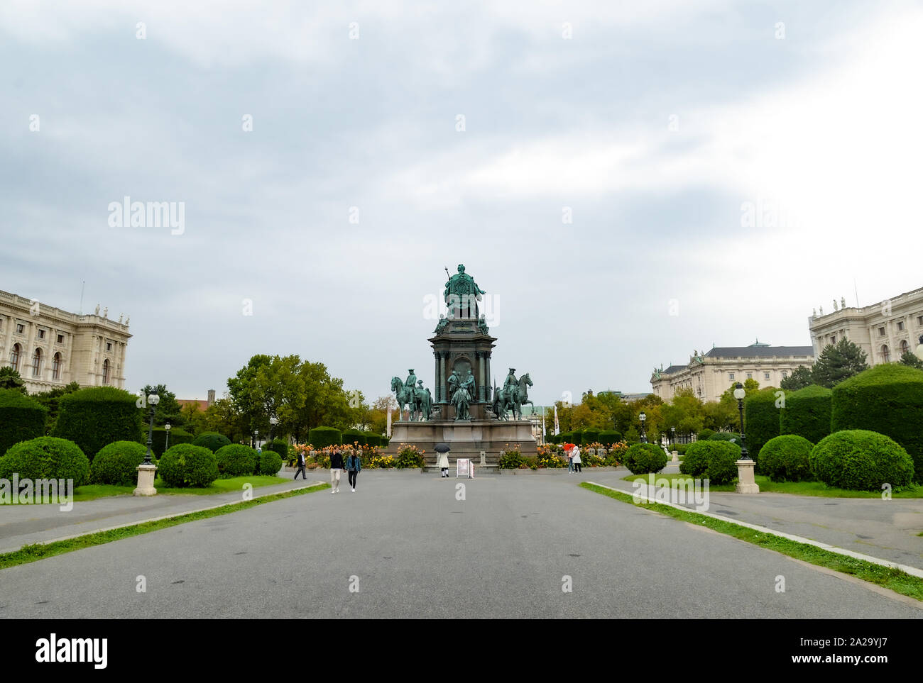 Maria Theresien Platz Banque D'Images