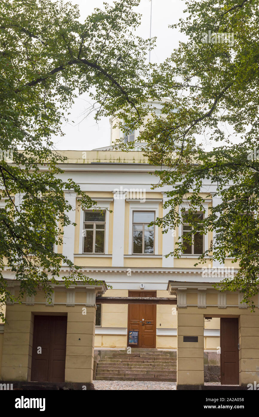 Observatoire de l'Université d'Helsinki sur la colline de l'Observatoire d'Helsinki Finlande Banque D'Images
