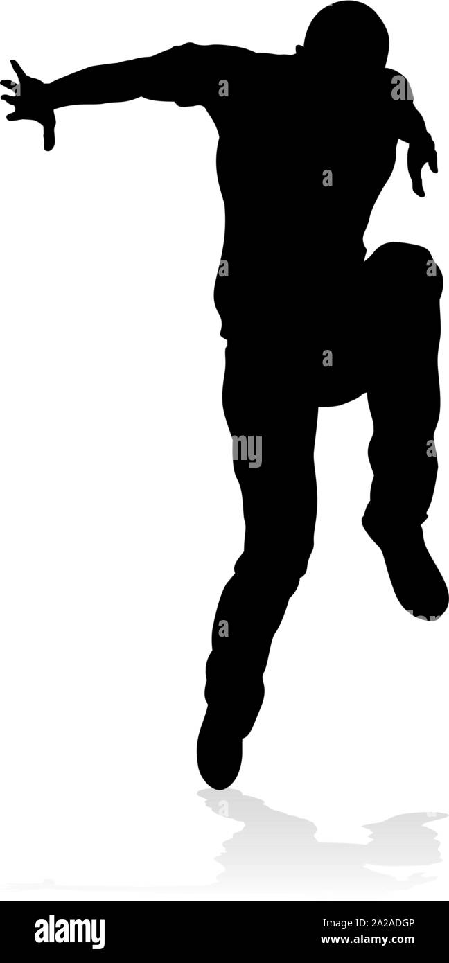 Street Dance Dancer Silhouette Illustration de Vecteur