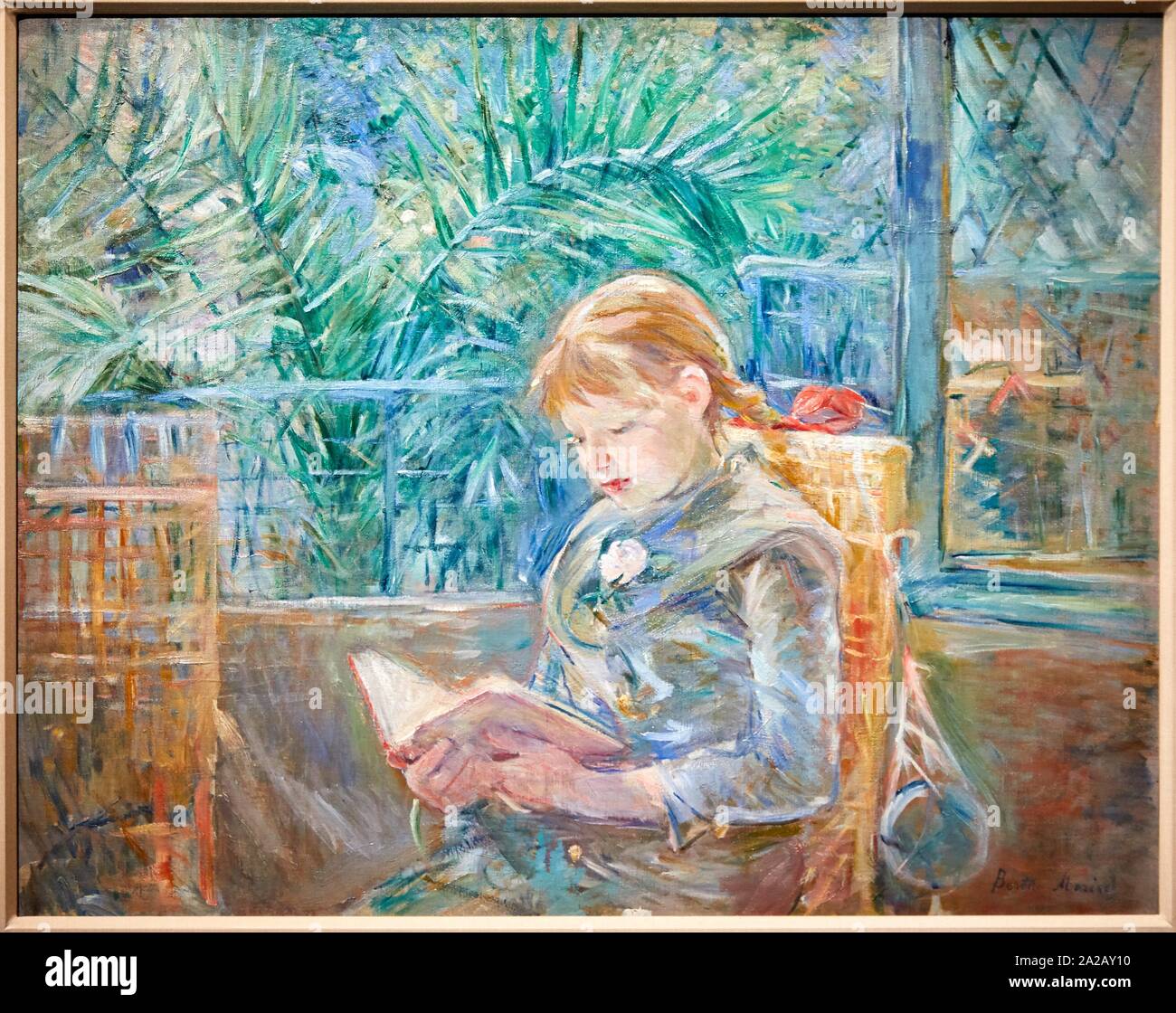 '''La lecture'', 1888, Berthe Morisot (1841-1895) Banque D'Images