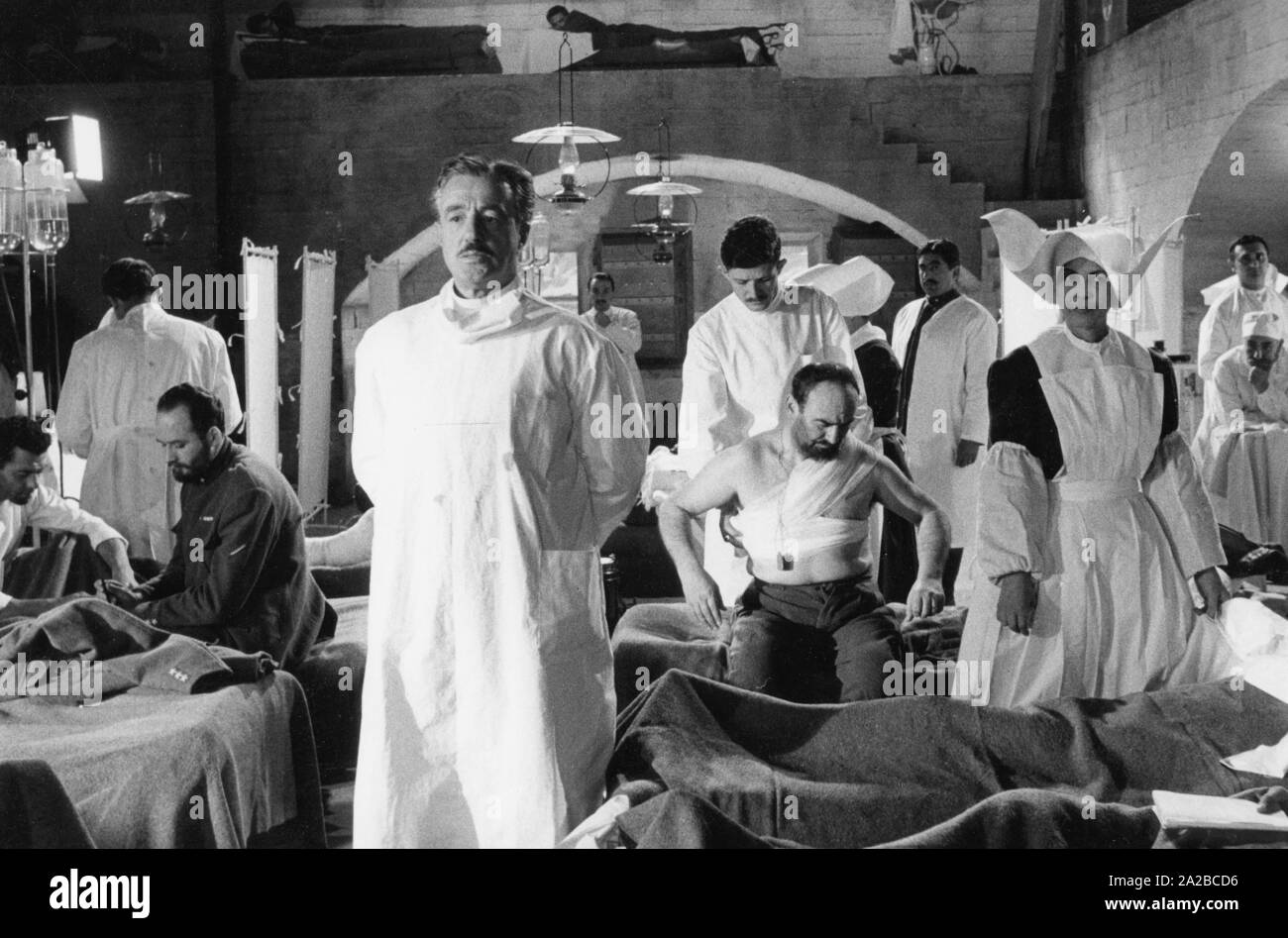 Vittorio de Sica comme chirurgien Rinaldi dans le film 'nous l'adieu aux armes", en s'appuyant sur une histoire d'Ernest Hemingway (réalisé par Charles Vidor). Auteur : Max Scheler / SZ Photo. Banque D'Images