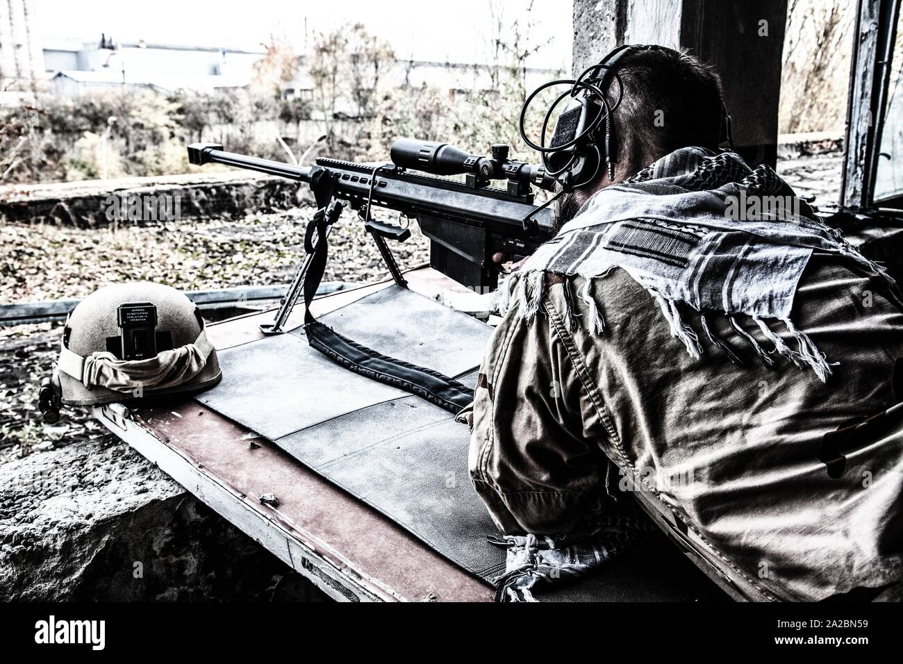 11" swat noir Nouveau-Militaire Tactique Fusil Sniper Scope Protector/Couverture