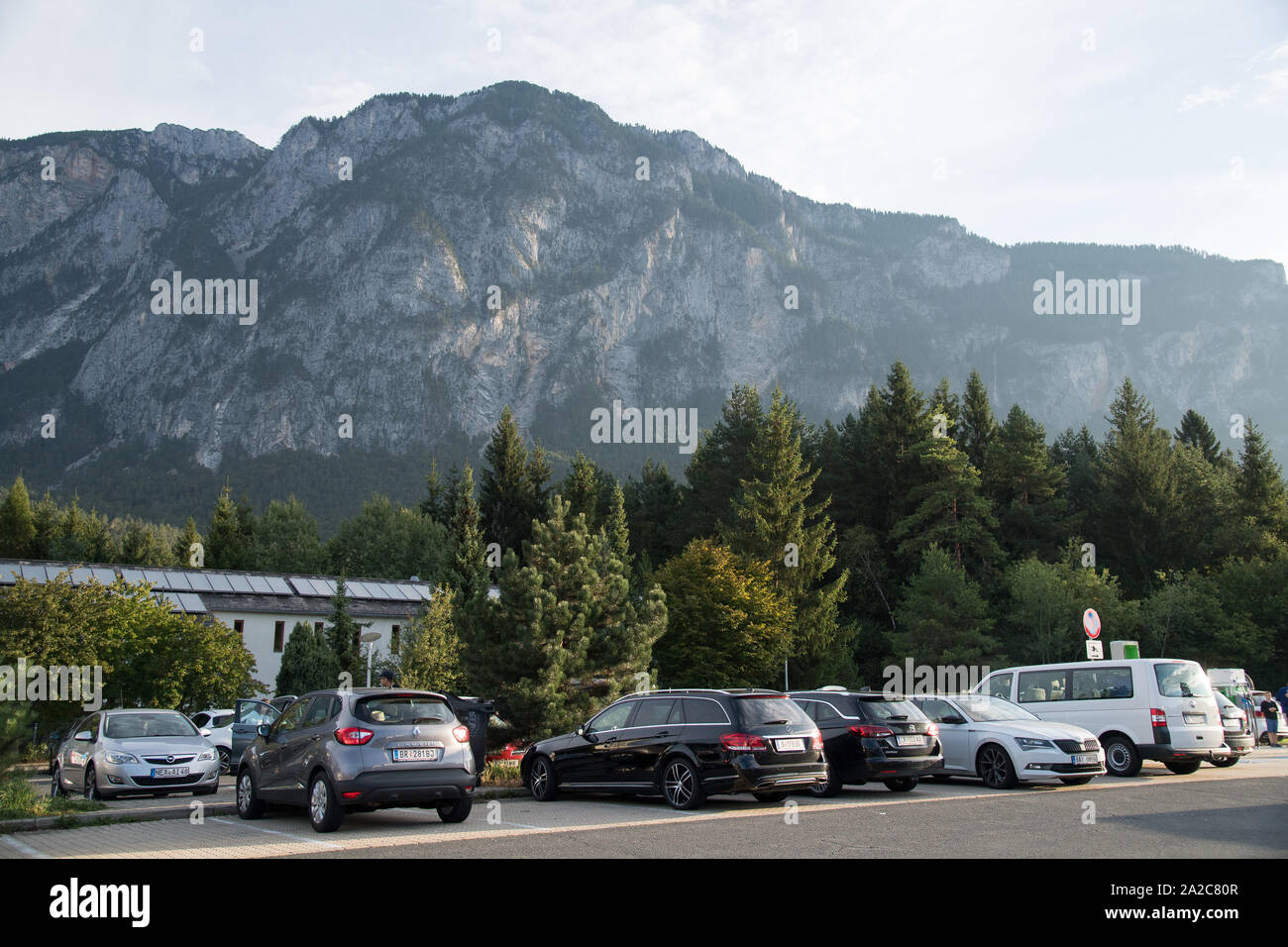 L'autoroute A2 (Süd Autobahn) en Carinthie, Autriche. 17 août 2019 © Wojciech Strozyk / Alamy Stock Photo Banque D'Images