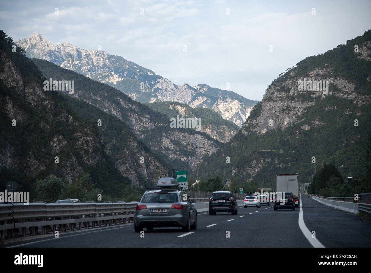 A23 Autostrada Alpe-Adria Frioul-Vénétie Julienne, Italie. 17 août 2019 © Wojciech Strozyk / Alamy Stock Photo Banque D'Images