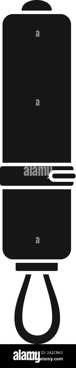 Icône sac parapluie. Simple illustration de l'icône vecteur sac pour la conception web isolé sur fond blanc Illustration de Vecteur