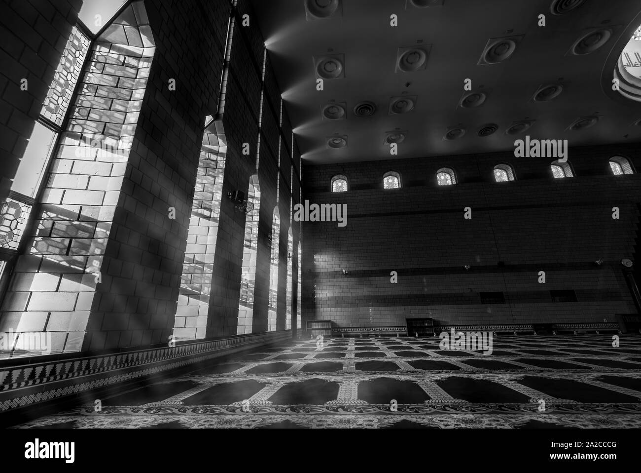 Belle mosquée à Dammam, Arabie Saoudite Banque D'Images