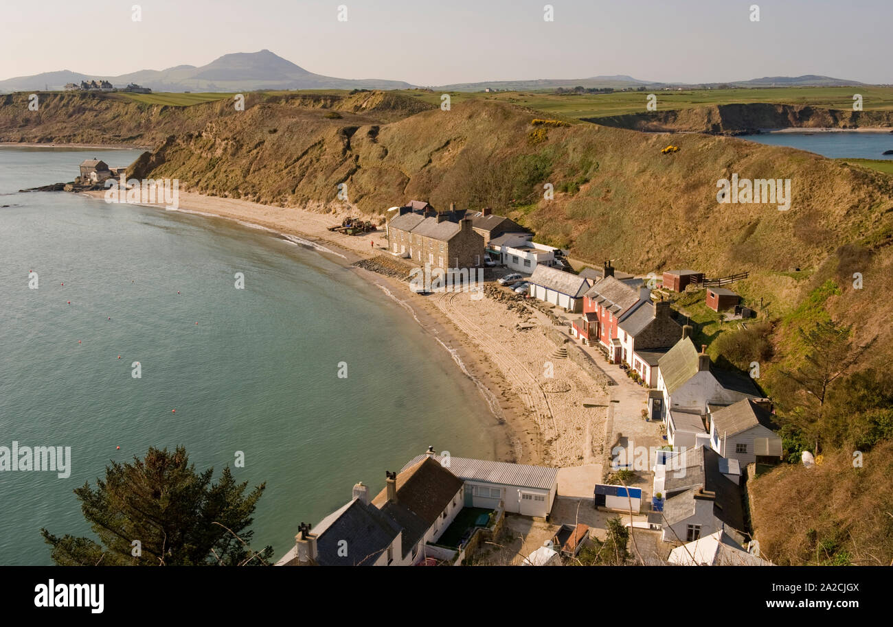 Dunllaen Porth, au nord du Pays de Galles Banque D'Images