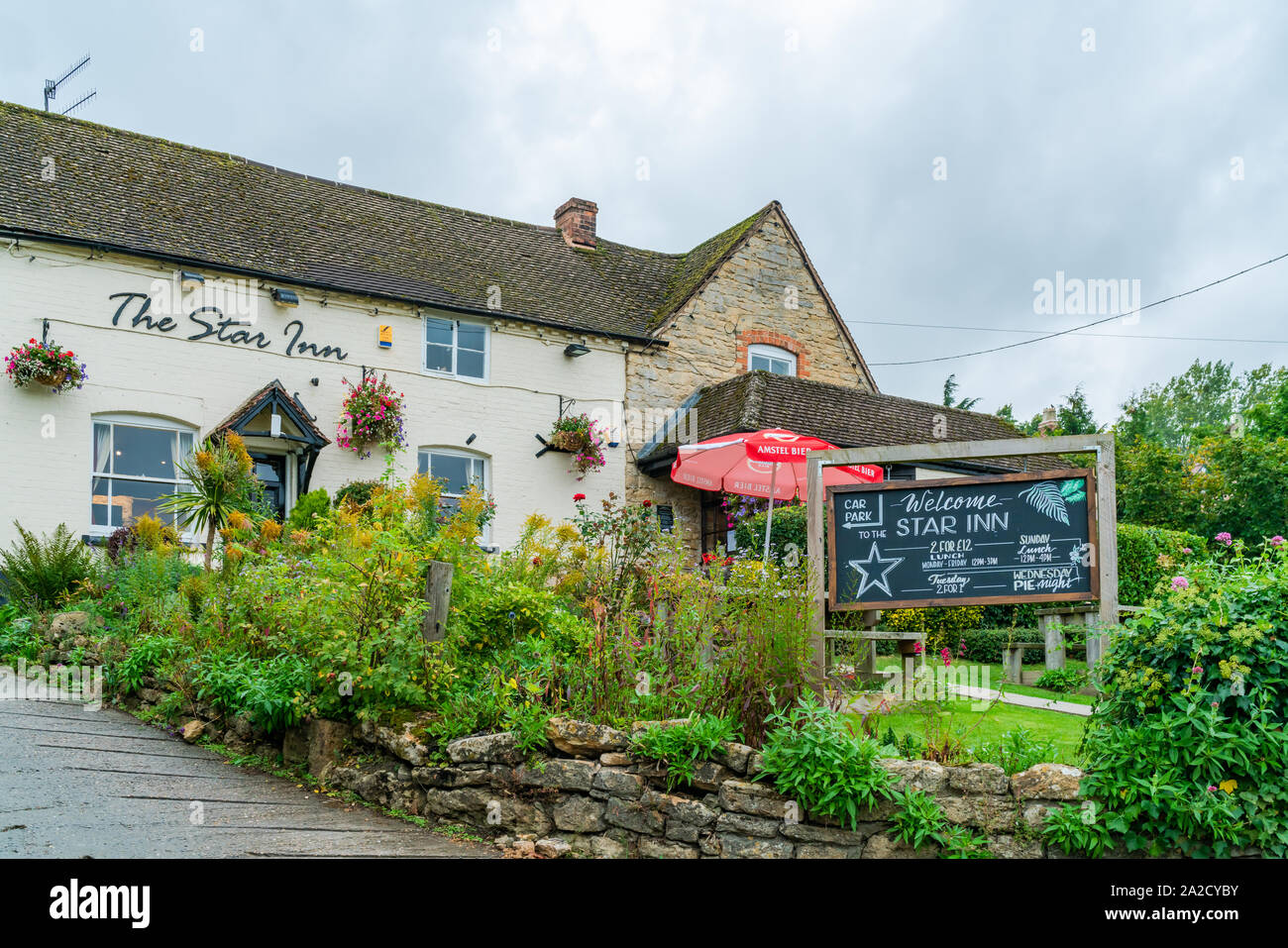 ASHTON-under-HILL, Royaume-Uni - 22 septembre 2019 : Ashton sous Hill est un village et une paroisse civile dans le Worcestershire Wychavon District de Banque D'Images