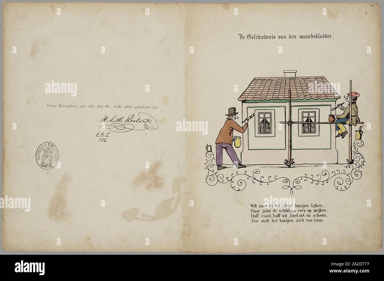 Een nieuw aardig prentenboek - als vervolg op het beroemde kinderwerk Der Struwwelpeter Banque D'Images