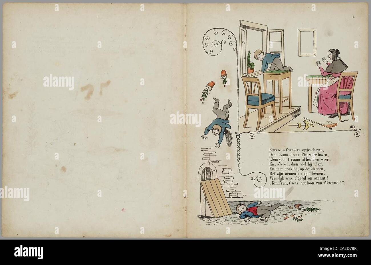 Een nieuw aardig prentenboek - als vervolg op het beroemde kinderwerk Der Struwwelpeter Banque D'Images