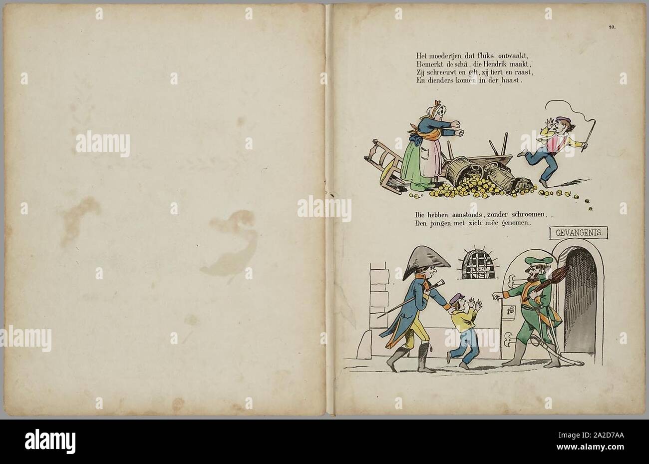 Een nieuw aardig prentenboek - als vervolg op het beroemde kinderwerk Der Struwwelpeter Banque D'Images