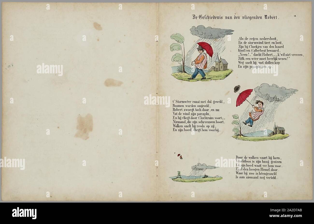 Een nieuw aardig prentenboek - als vervolg op het beroemde kinderwerk Der Struwwelpeter Banque D'Images