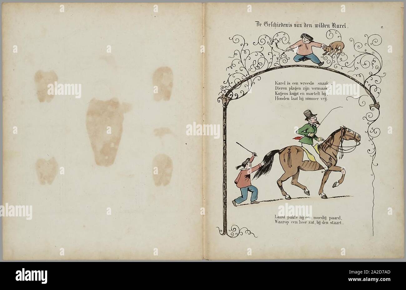 Een nieuw aardig prentenboek - als vervolg op het beroemde kinderwerk Der Struwwelpeter Banque D'Images