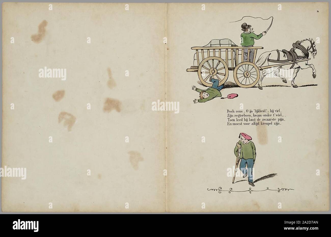 Een nieuw aardig prentenboek - als vervolg op het beroemde kinderwerk Der Struwwelpeter Banque D'Images