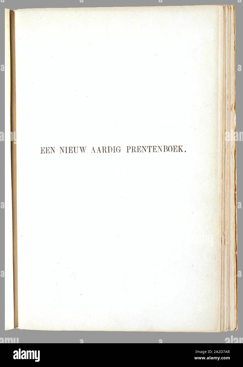 Prentenboek als een nieuw aardig op het vervolg beroemde Hoogduitsche kinderwerk Der Struwwelpeter Banque D'Images