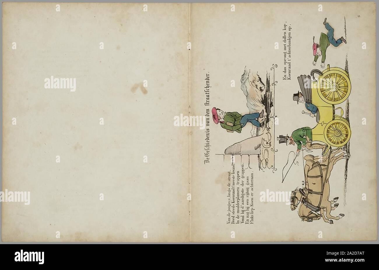 Een nieuw aardig prentenboek - als vervolg op het beroemde kinderwerk Der Struwwelpeter Banque D'Images