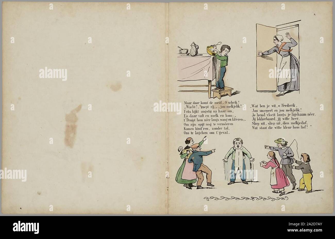 Een nieuw aardig prentenboek - als vervolg op het beroemde kinderwerk Der Struwwelpeter Banque D'Images