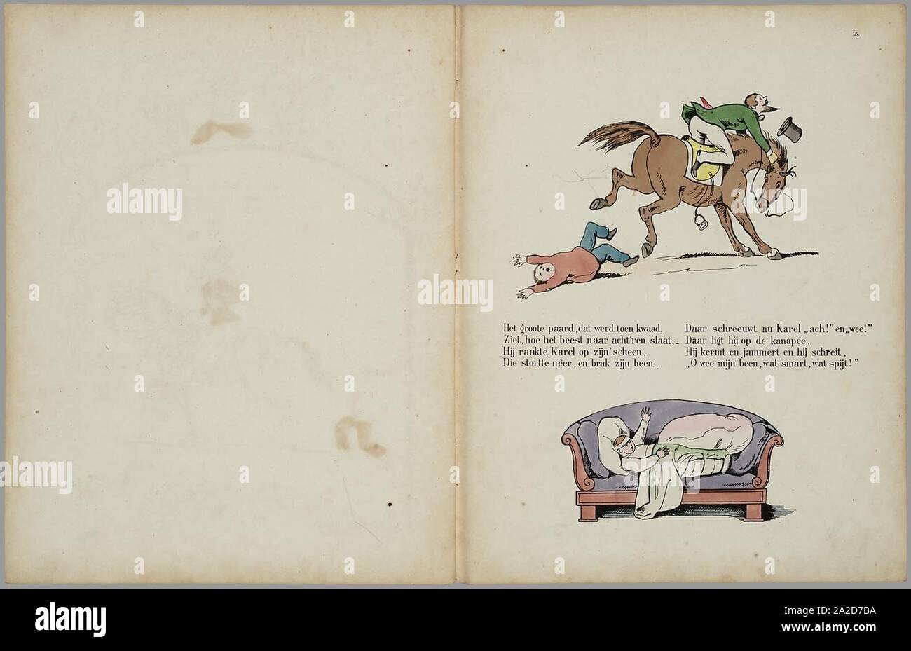 Een nieuw aardig prentenboek - als vervolg op het beroemde kinderwerk Der Struwwelpeter Banque D'Images