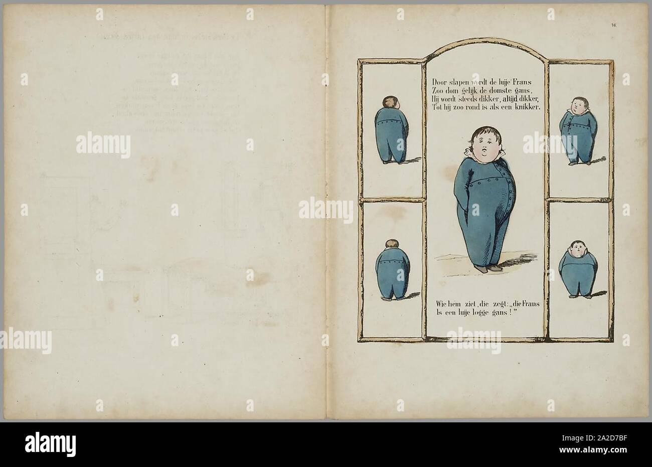 Een nieuw aardig prentenboek - als vervolg op het beroemde kinderwerk Der Struwwelpeter Banque D'Images